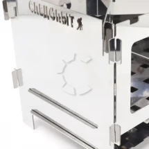 Печь-щепочница, нерж.сталь, 154х154х150 мм, СЛЕДОПЫТ