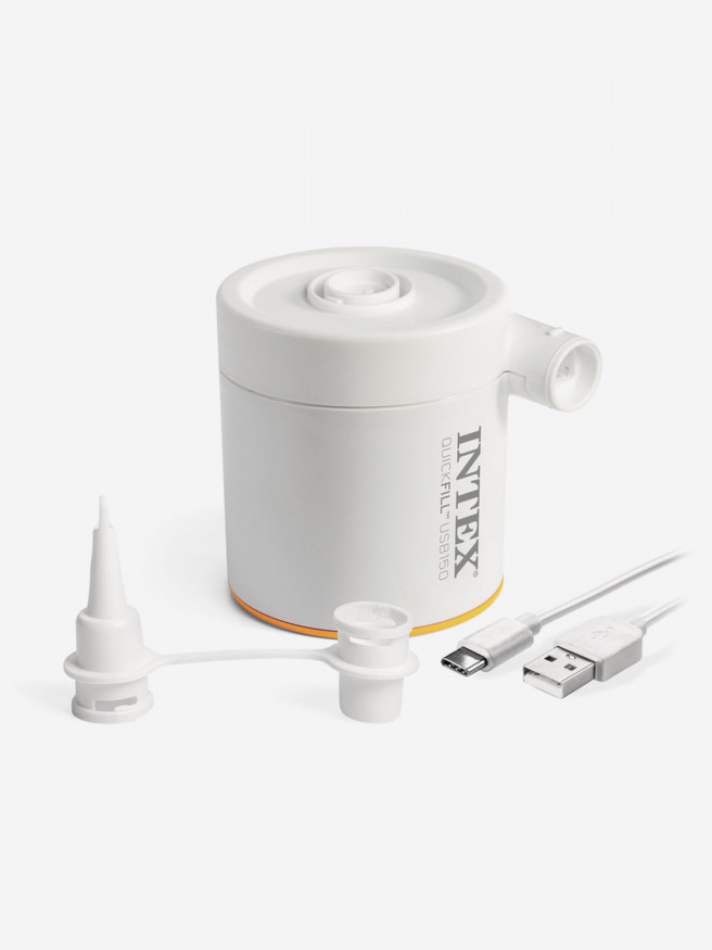 Кровать надувная PRESTIGE MID-RISE, Queen, 152х203х30 см, с насосом USB