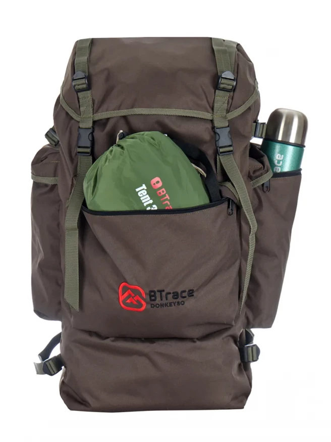 Рюкзак туристический Donkey, Зеленый, 80 л, Btrace