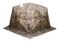 Палатка зимняя ЧУМ 2 (трехслойная, камыш с выводом под трубу и навесом)